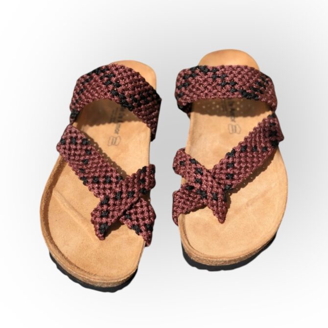 Macrame Sandals Unisex (Brown)